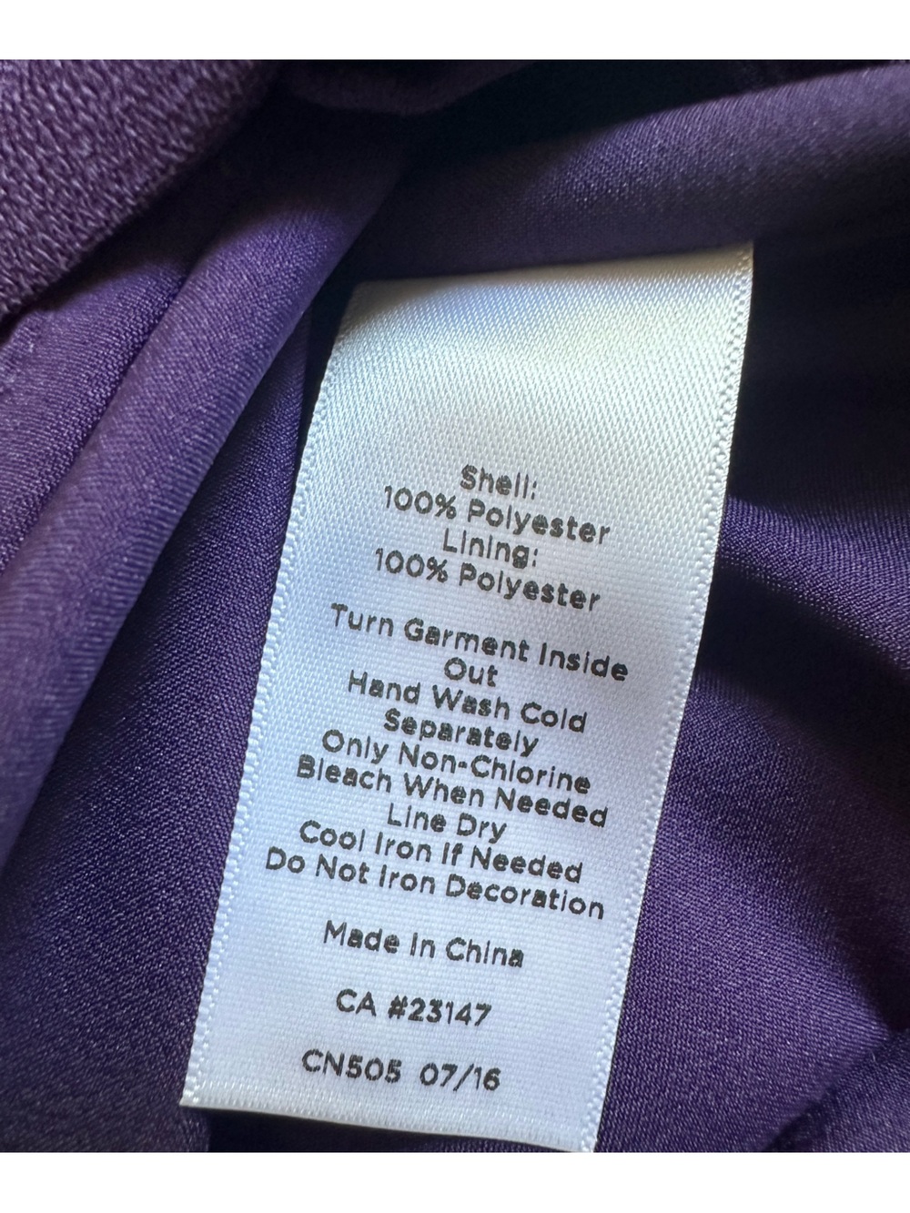 Talbots Purple Beaded Sequin Neck Short Sleeve Sheath Midi Dress Sz 12 - Picture 6 of 6